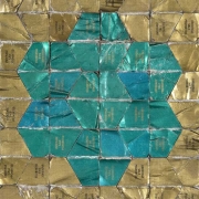 Green Flower with Gold, 2010